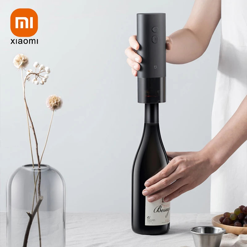 XIAOMI Mijia Electric Wine Bottle Opener Dry Battery Automatic Red Wine Bottle Cap Openers Kitchen Accessories Gadgets