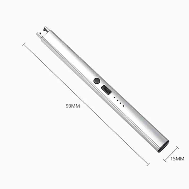 Home Arc Fire Gun Kitchen Igniter Gas Outdoor Barbecue Fire Rod Windproof Charging Metal Soft 302